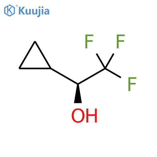 (1S)-1-cyclopropyl-2,2,2-trifluoro-ethanol structure