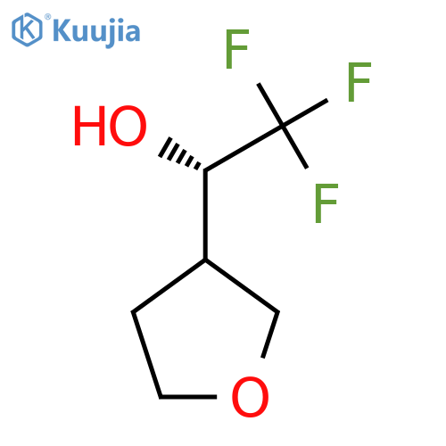 (1S)-2,2,2-trifluoro-1-(oxolan-3-yl)ethan-1-ol structure