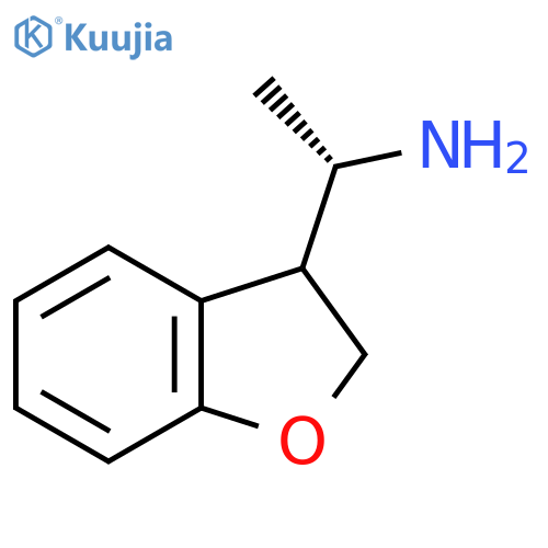 (1S)-1-(2,3-dihydro-1-benzofuran-3-yl)ethan-1-amine structure