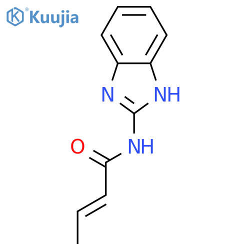 2-Butenamide, N-1H-benzimidazol-2-yl- structure
