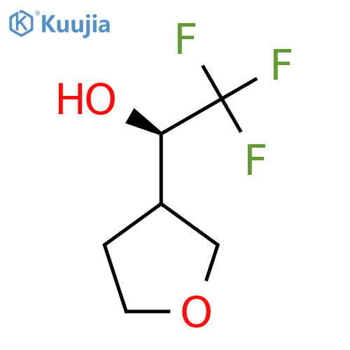(1R)-2,2,2-trifluoro-1-(oxolan-3-yl)ethan-1-ol structure