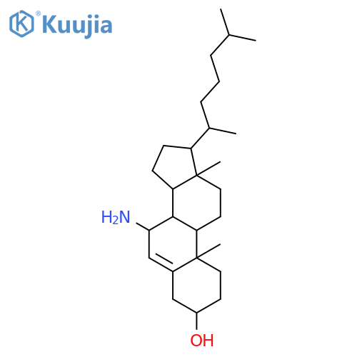 Cholest-5-en-3-ol,7-amino-, (3b)- structure