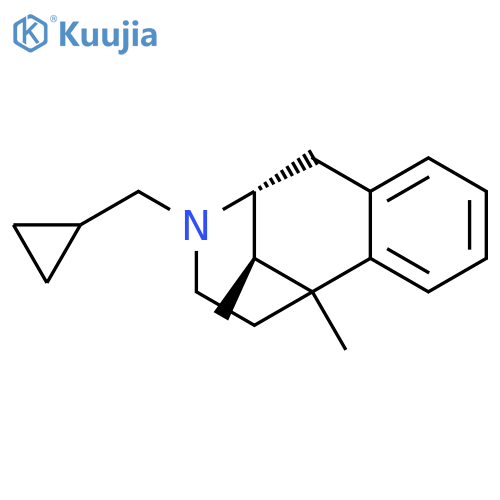 2,6-Methano-3-benzazocine,3-(cyclopropylmethyl)-1,2,3,4,5,6-hexahydro-6,11-dimethyl-, (2R,6R,11R)-rel- structure