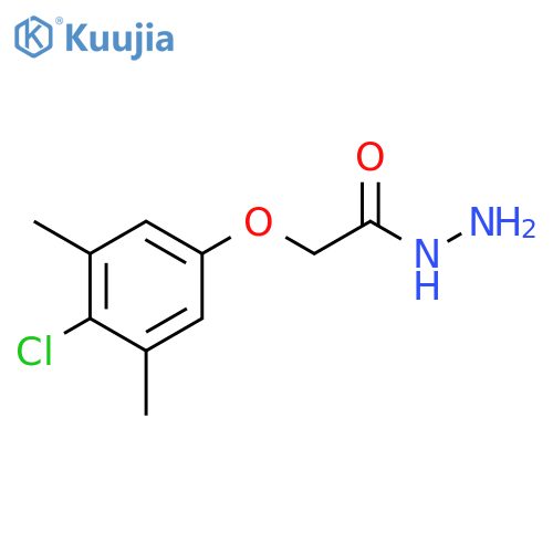 2-(4-Chloro-3,5-dimethylphenoxy)acetohydrazide structure