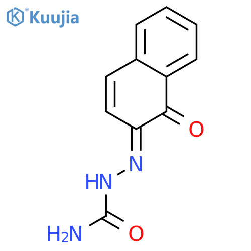 2-(1-Oxo-2(1H)-naphthalenylidene)-hydrazinecarboxamide structure