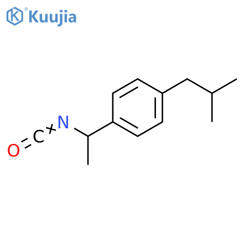 1-(1-Isocyanatoethyl)-4-(2-methylpropyl)benzene structure