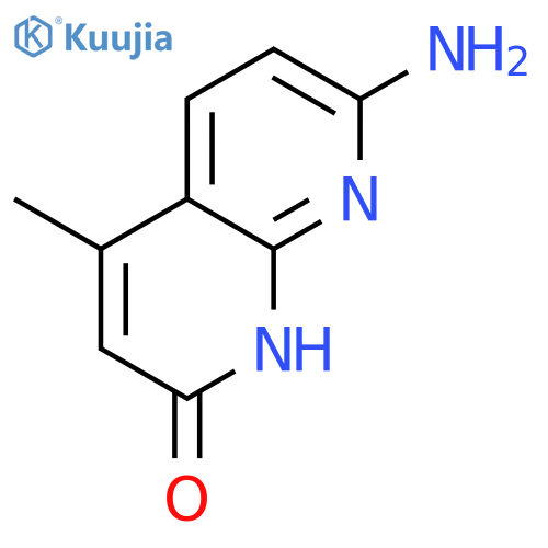7-Amino-4-methyl-[1,8]naphthyridin-2-ol structure