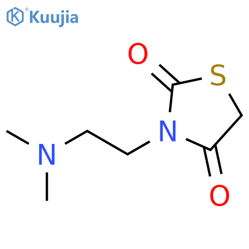 2,4-Thiazolidinedione, 3-[2-(dimethylamino)ethyl]- structure