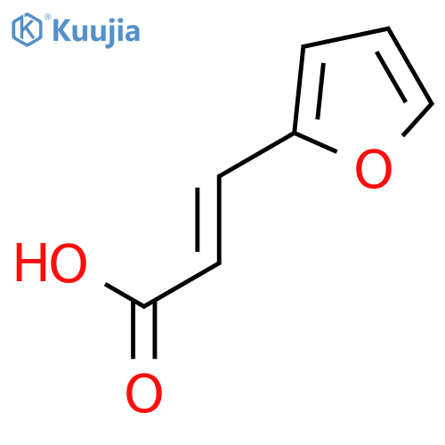 (2E)-3-(furan-2-yl)prop-2-enoic acid structure
