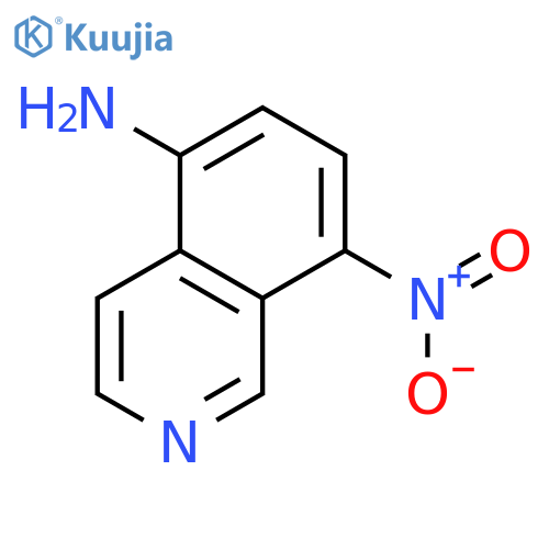 8-nitroisoquinolin-5-amine structure