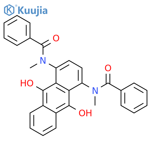 Benzamide, N,N'-(9,10-dihydroxy-1,4-anthracenediyl)bis[N-methyl- structure