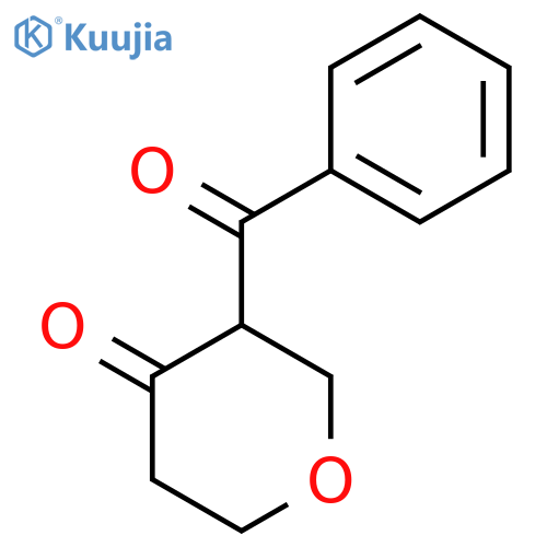 3-benzoyloxan-4-one structure