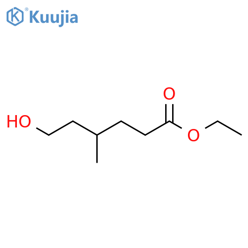 Ethyl 6-hydroxy-4-methylhexanoate structure