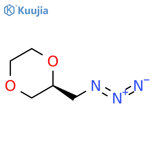 (2S)-2-(azidomethyl)-1,4-dioxane structure