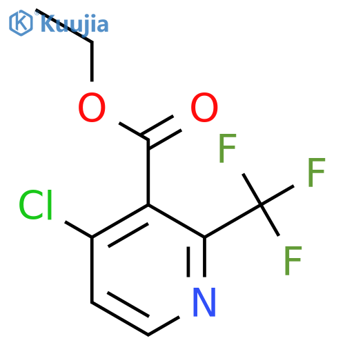 Ethyl 4-chloro-2-(trifluoromethyl)nicotinate structure