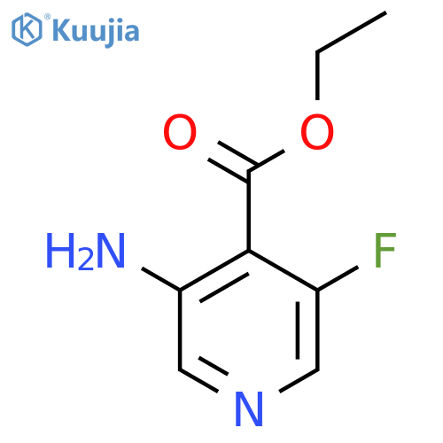 Ethyl 3-Amino-5-fluoroisonicotinate structure