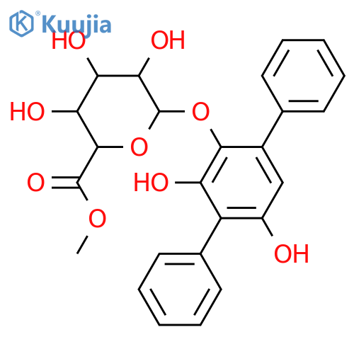 [1,1':4',1''-Terphenyl]-2',3',5'-triol; 2'-O-(6-O-Methyl-β-D-glucuronopyranoside) structure