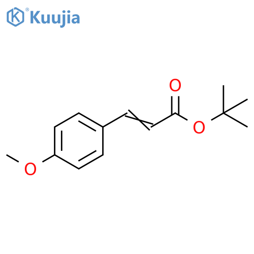 2-Propenoic acid, 3-(4-methoxyphenyl)-, 1,1-dimethylethyl ester structure