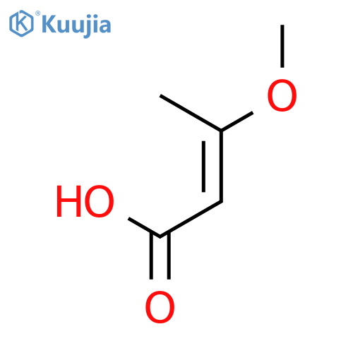 (E)-3-Methoxy-2-butenoic acid structure