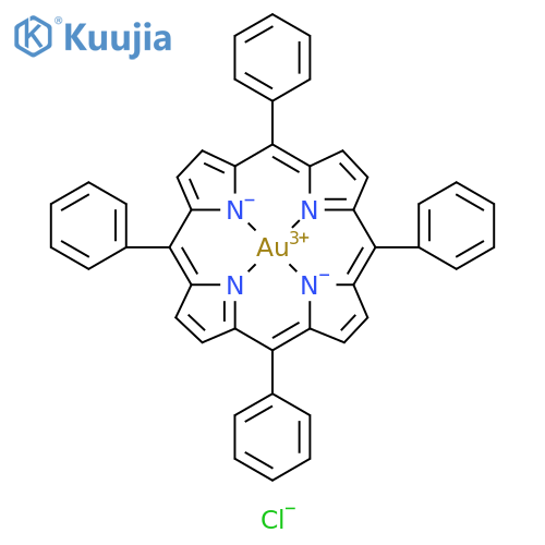 Meso-Tetraphenylporphyrin-Au(III) chloride structure