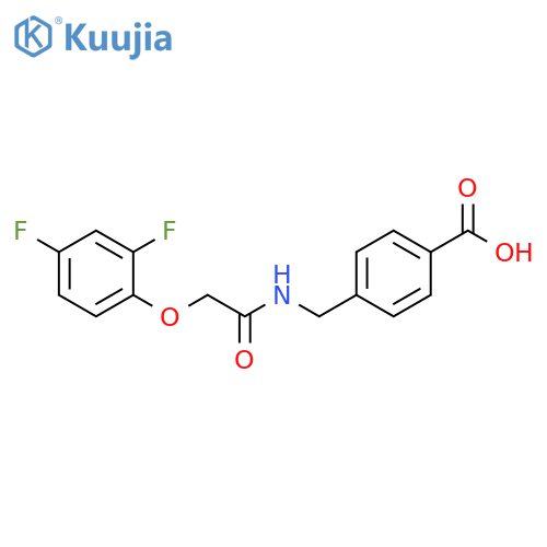 4-2-(2,4-Difluorophenoxy)acetylaminomethylbenzoic Acid structure