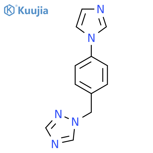 1-(1H-Imidazole-1-yl)-4-(1H-1,2,4-triazole-1-ylmethyl)benzene structure