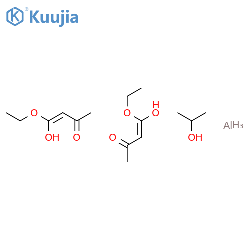 Aluminum,bis[ethyl-3-(oxo-kO)butanoato-kO'](2-propanolato)- structure