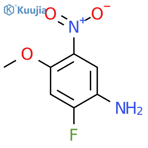 2-Fluoro-4-methoxy-5-nitrophenylamine structure