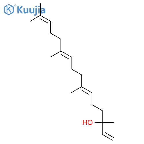 1,6,10,14-Hexadecatetraen-3-ol, 3,7,11,15-tetramethyl-, (3S,6E,10E)- structure