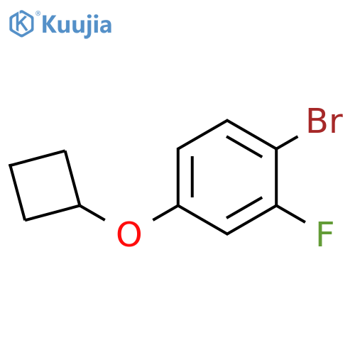 1-bromo-4-cyclobutoxy-2-fluorobenzene structure