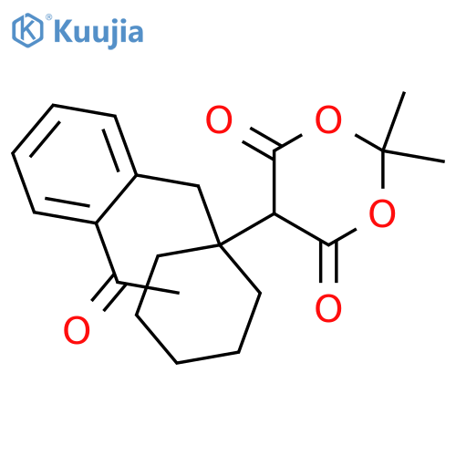 1,3-Dioxane-4,6-dione,5-[1-[(2-acetylphenyl)methyl]cyclohexyl]-2,2-dimethyl- structure