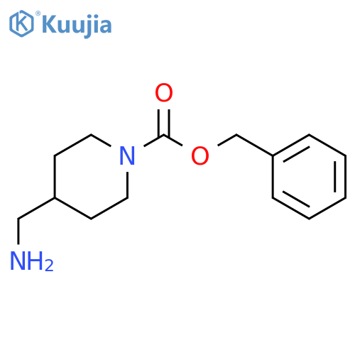 Benzyl 4-(aminomethyl)piperidine-1-carboxylate structure