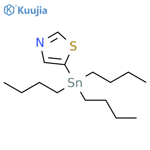 5-Tributylstannylthiazole structure