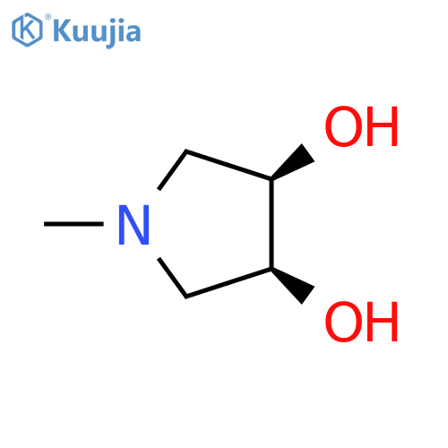 (3R,4S)-1-methylpyrrolidine-3,4-diol structure