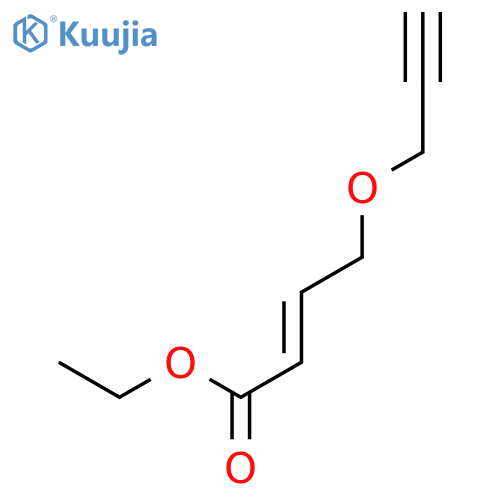 2-Butenoic acid, 4-(2-propynyloxy)-, ethyl ester, (E)- (9CI) structure