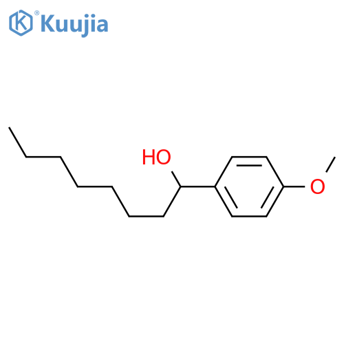 1-(4-methoxyphenyl)octan-1-ol structure
