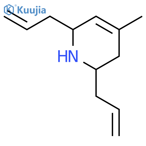 rac-(2S,6S)-2,6-Diallyl-4-methyl-1,2,3,6-tetrahydropyridine structure