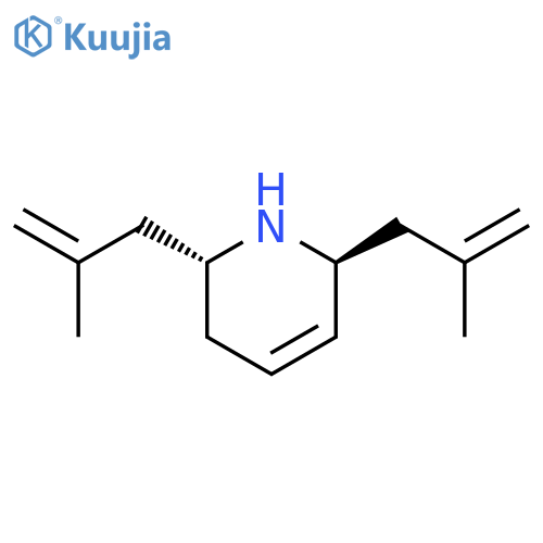 Pyridine, 1,2,3,6-tetrahydro-2,6-bis(2-methyl-2-propenyl)-, trans- structure
