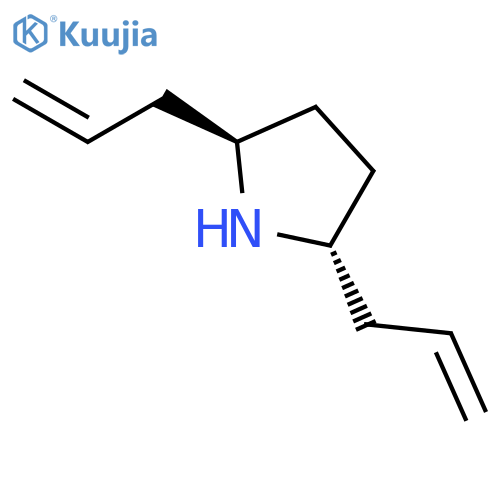 PYRROLIDINE, 2,5-DI-2-PROPENYL-, TRANS- structure