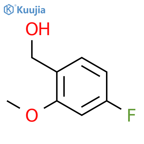 (4-fluoro-2-methoxyphenyl)methanol structure
