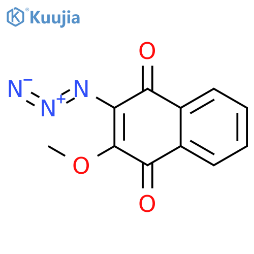 1,4-Naphthalenedione,2-azido-3-methoxy- structure