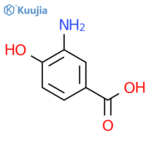 3-Amino-4-hydroxybenzoic acid structure
