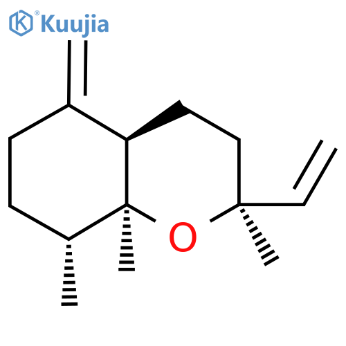 (2S,4Ar,8R,8aS)-2-ethenyl-2,8,8a-trimethyl-5-methylidene-3,4,4a,6,7,8-hexahydrochromene structure