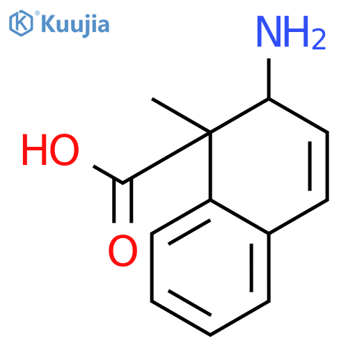 1-Naphthalenecarboxylicacid, 2-amino-1,2-dihydro-1-methyl-, (1R,2S)- structure