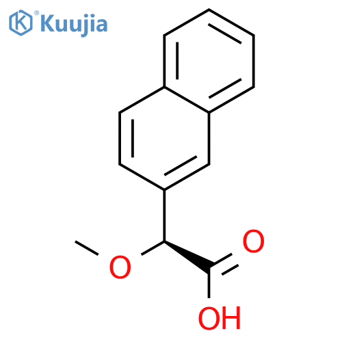 2-Naphthaleneaceticacid, a-methoxy-, (aS)- structure