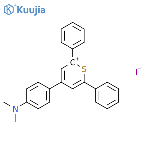 Thiopyrylium, 4-[4-(dimethylamino)phenyl]-2,6-diphenyl-, iodide structure