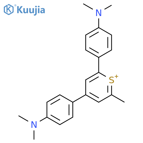 Thiopyrylium, 2,4-bis[4-(dimethylamino)phenyl]-6-methyl- structure