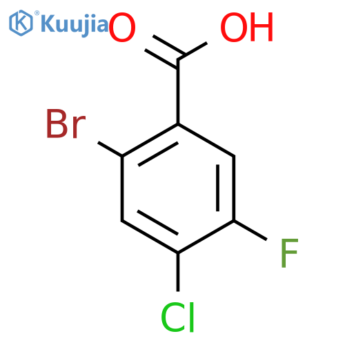 2-Bromo-4-chloro-5-fluorobenzoic acid structure