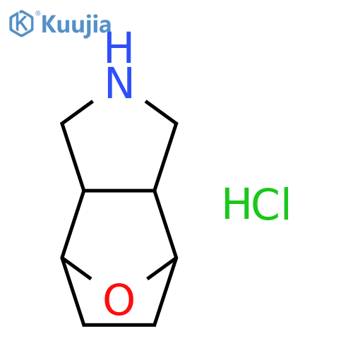 4,7-Epoxy-1H-isoindole, octahydro-, hydrochloride structure