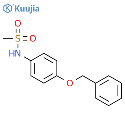 Methanesulfonamide, N-[4-(phenylmethoxy)phenyl]- structure
